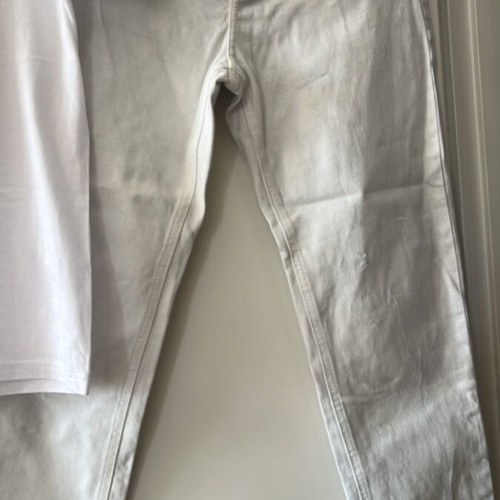 H&M pants size S new with gift t-shirt white turquoise