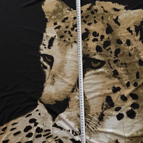 Joseph Ribkoff Leopard Print Blouse like new, one size, black and brown