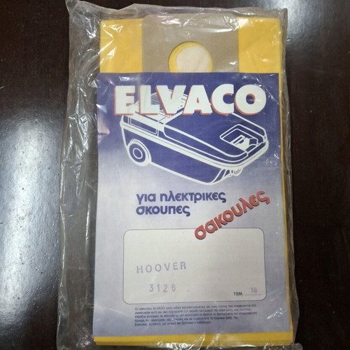 Hoover 3126 vacuum cleaner paper bags new, pack of 10