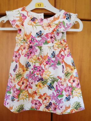 Zara baby girl dress size 12 18 months like new