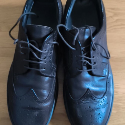 Prince Oliver Oxford Brogues men's leather shoes used, size 43, brown