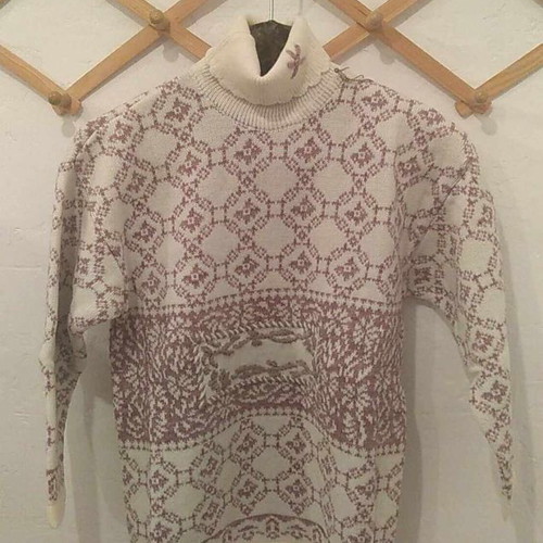 Vintage Knitted Tricoteen Blouse 90s for Girls