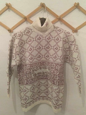 Vintage Knitted Tricoteen Blouse 90s for Girls