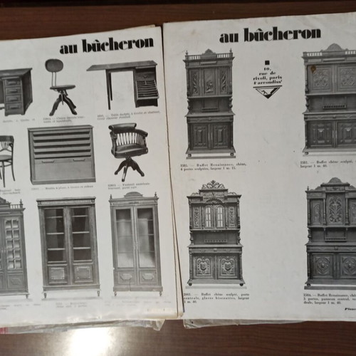 Au Búcheron furniture collectible catalog used, interwar period