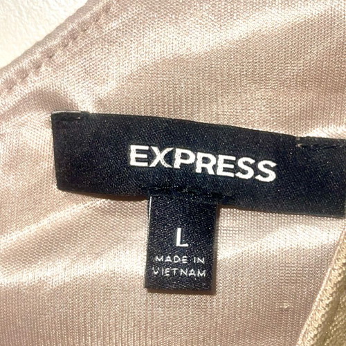 Excess golden dress size L new