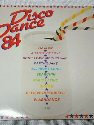Disco Dance 84 LP μεταχειρισμένο, pop, Ελλάδα 1984