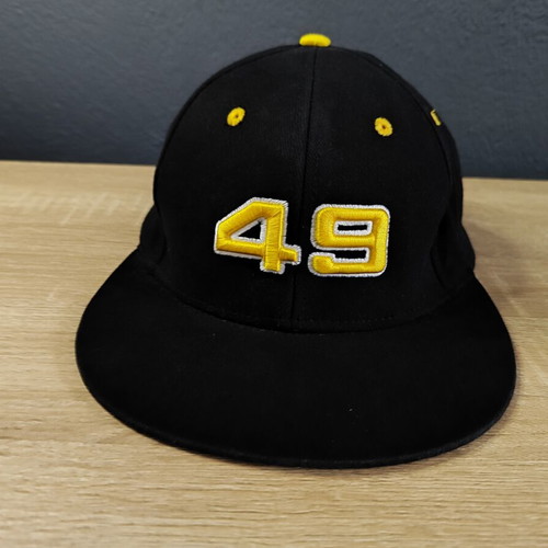Liebherr Snapback Hat used, black and yellow
