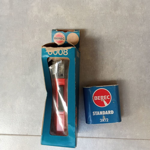 Berec collectible vintage flashlight 1970s 1980s like new