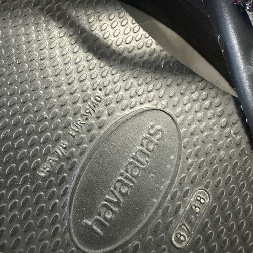 Havaianas Slim Glitter Flip-Flops Set of 2 Pairs, Used, Size EU 39