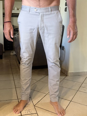 Men's Slim Fit Pants No Name gray like new, size M