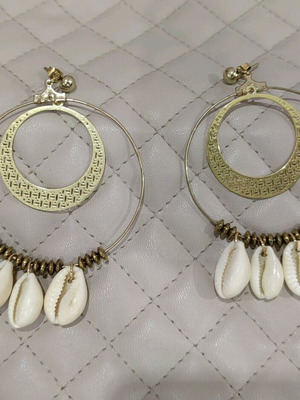 Summer earrings with shells new