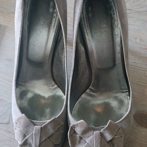 Kalogirou suede pumps used, beige, size 37.5