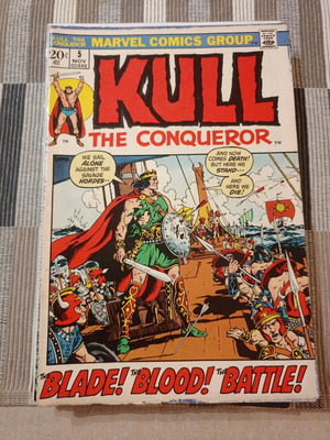 Marvel Kull the Conqueror #5 comic book used, English
