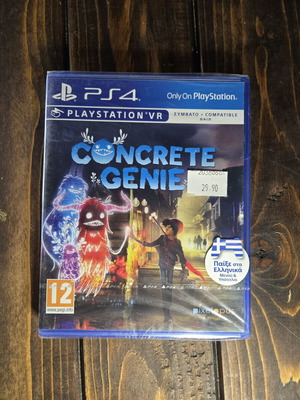 Concrete Genie PS4 game sealed with proof of purchase