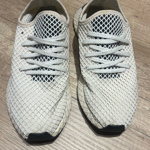 Adidas mesh athletic shoes like new, size 40, beige unisex