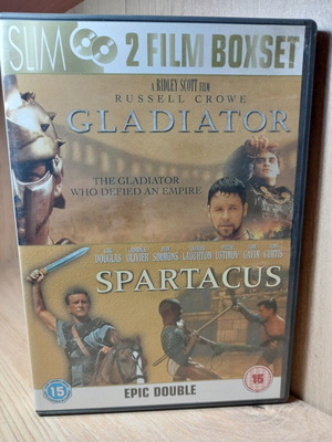 Spartacus & Gladiator DVD box like new with English subtitles