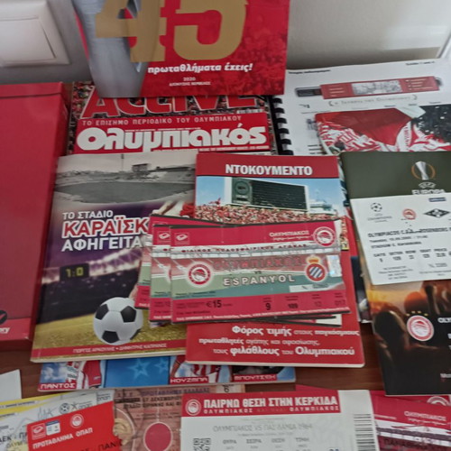 Olympiacos collection used with various items