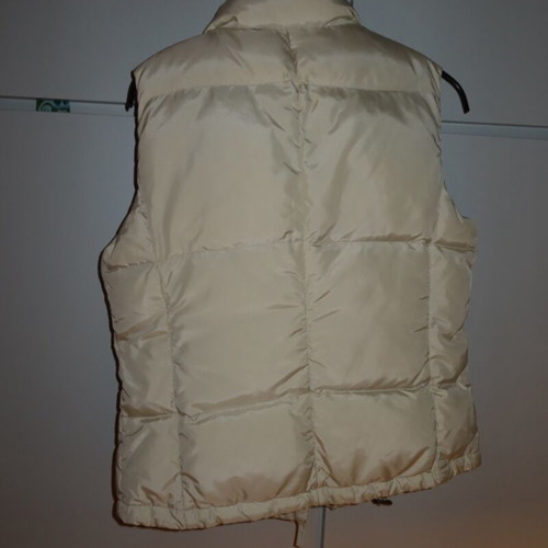 Massimo Dutti vest used, fitted slim cut, beige, size M