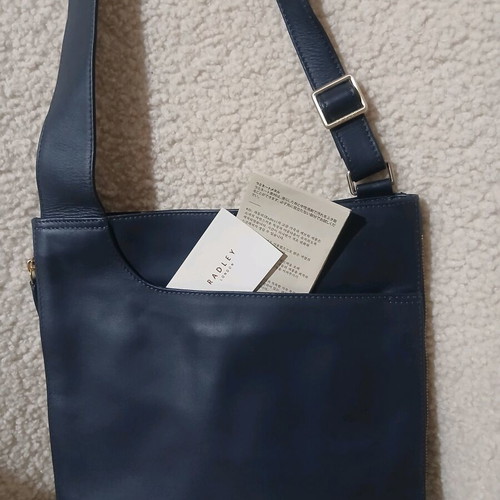 Radley London women's leather blue crossbody bag new