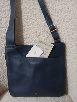 Τσάντα γυναικεία Radley London δερμάτινη μπλε χιαστί καινούργια