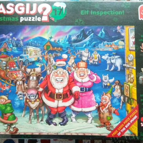 Christmas puzzles new, 2x1000 pieces