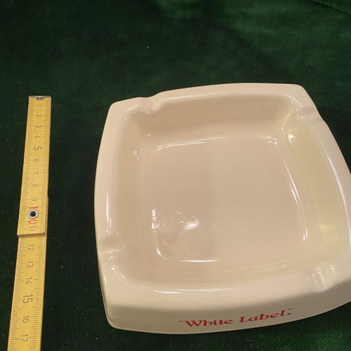 Dewars White Label Advertising Ashtray like new