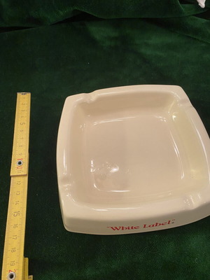 Dewars White Label Advertising Ashtray like new