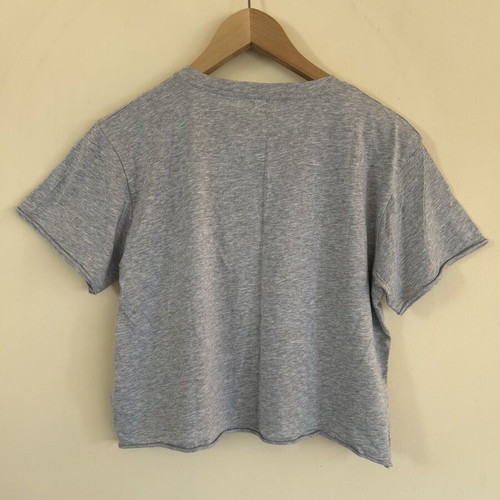 Juicy Couture Black Label Grey Cropped T-Shirt Los Angeles size M like new