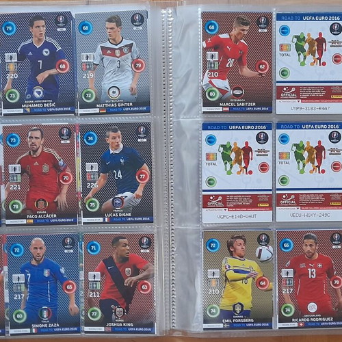 Road to EURO 2016 Adrenalyn XL album with 313/333 cards like new