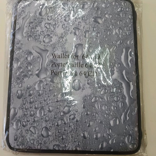 Fabric CD case for 64 discs new sealed