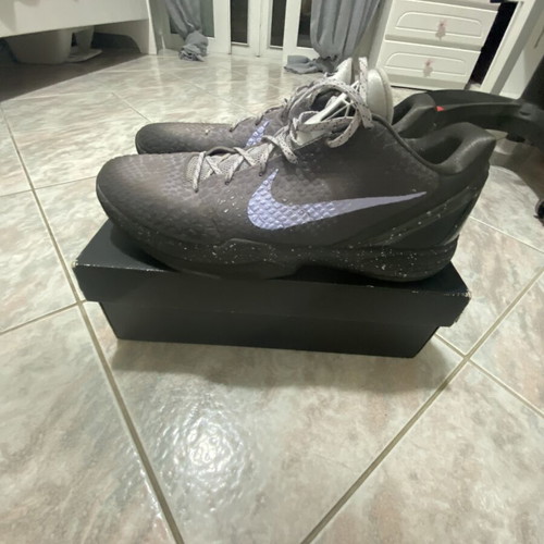 Nike Kobe 6 EYBL basketball shoes, size 47.5, black and grey