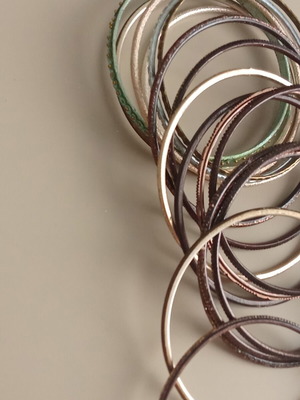 Silver and gold bracelets like new
