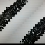 Midi εφαρμοστό φόρεμα με tribal σχέδια