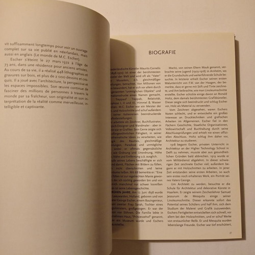 M.C. Escher Icons book used, architecture