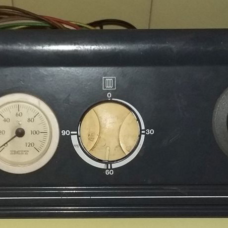 Oil burners and boiler panels used