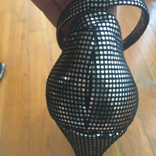 Fornarina pumps like new, black and silver, size 37