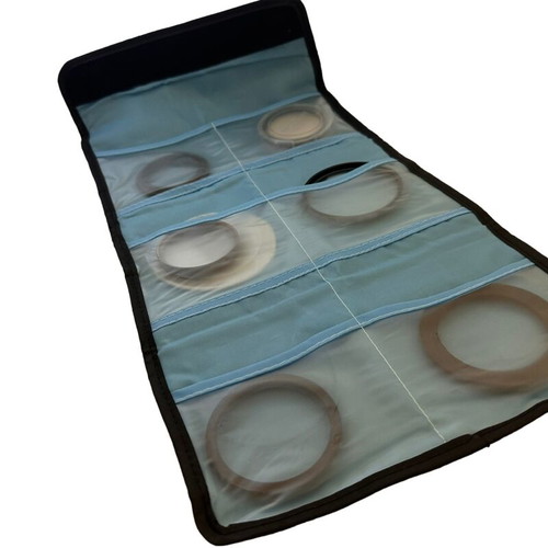 Filter and lens ring case, 6 slots