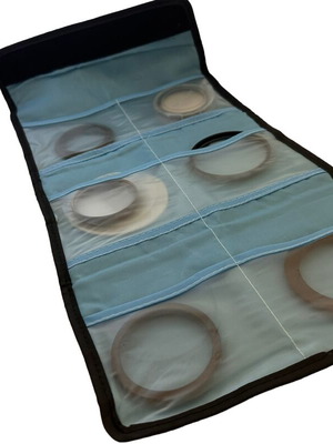 Filter and lens ring case, 6 slots