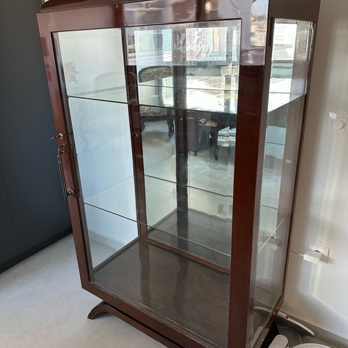 Antique showcase refurbished from 19th century