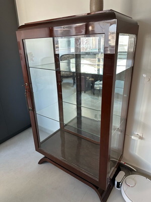 Antique showcase refurbished from 19th century