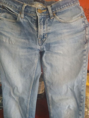 Men's jeans used, blue straight fit, size 32