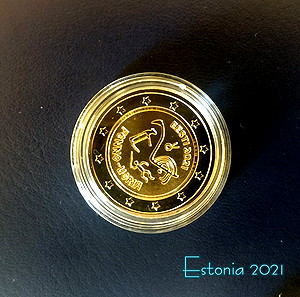 Νόμισμα 2 Ευρώ - Εσθονία 2021- Φιννοουγγρικοί λαοί (UNC)