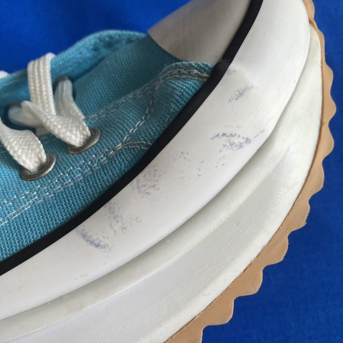 All Star Converse platform sole shoes JW Anderson, turquoise, size 39