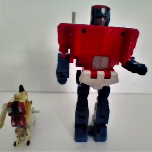 Slingshot Superion Vintage 1985 G1 Transformers used, Optimus Prime Lego