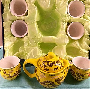 Πορσελάνινο ολοκαίνουργιο σετ για τσάι Gongfu της εταρείας Qing Hua Ci