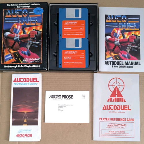 Auto Duel (Origin) (Atari ST) like new, complete in box