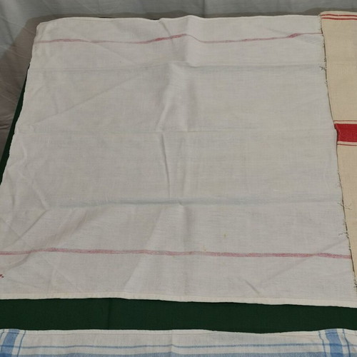 Towels used, pack of 5, various from 1950 era