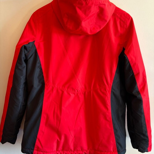 Crivit Women's Waterproof Jacket Medium 40/42 Like New, Red and Black