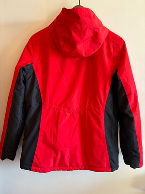 Crivit Women's Waterproof Jacket Medium 40/42 Like New, Red and Black