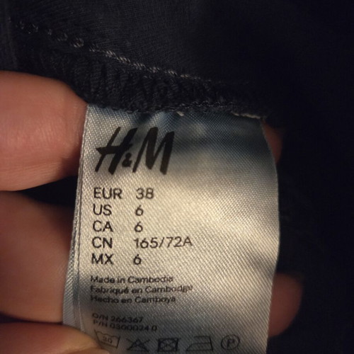H&M maternity jeans blue super skinny medium like new